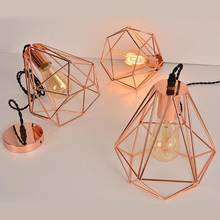 Modern Industrial Vintage Pendant Light Cage Iron Art Ceiling Light Lampshade for Bar Coffee House Bedroom Living Room 2024 - buy cheap