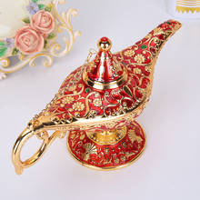 Retro European crafts Aladdin magic lamp, home, club decoration zinc alloy creative craft decoration wishing lamp 2024 - buy cheap