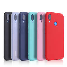 Huawei Y9 Y5 Y6 Y7 2019 Y5P Y6P Candy Color Case for Honor 6A 6C 7A 8A 8C 6X 7X 8X Soft Case Honor 8 9 10 20 Lite Silicon case 2024 - buy cheap