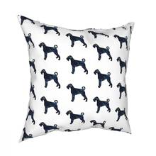 Giant Schnauzer Dog Breed Silhouette Square Pillow Case Decorative Pillow Funny Cushion Covers 2024 - buy cheap