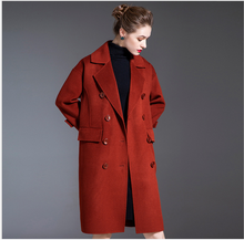 2020 Winter Woolen belt jacket Women Classic Overcoat female Thick Woolen Coat Elegant Long Coats Jackets lady outwear clothes 2024 - buy cheap