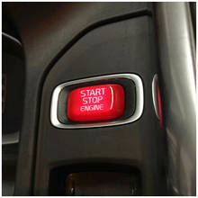 Car Start Stop Engine Button Sticker Cover Trim decoration For Volvo V40 V60 S60 S60L XC60 S80L S80 2024 - buy cheap