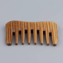 Natural Sandalwood Comb / Wide Tooth Comb / Detangling Comb / Massage Comb / Handmade Comb For All Hair Types 2024 - buy cheap
