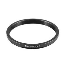 55mm-52mm 55mm to 52mm Black Step Down Ring Adapter for Camera 2024 - buy cheap