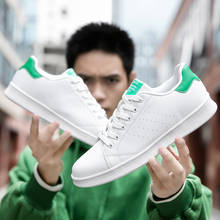 Moda estilo tênis sapatos de skate masculino campus chaussure meninos estudantes couro plutônio branco verde formadores 2024 - compre barato