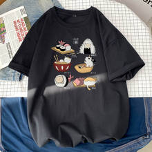 Camisetas con estampado de comida para hombre, camisas ajustadas a la moda, cómodas, de gran tamaño, bonitas, gato, Sushi 2024 - compra barato