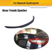 Car Rear Trunk Spoiler Wing For Maserati Quattroporte 2013  - 2019 Carbon Fiber Spoiler Boot Lip Wing 2024 - buy cheap