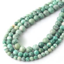 Wholesale Natural Stone Burmese Jades Green Jadeite Round Loose Beads 15 inches 6/8/10mm For Jewelry Making Diy Bracelet 2024 - buy cheap