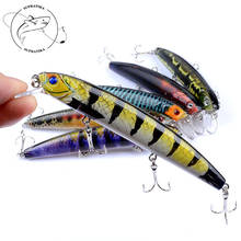 1Pcs 12.5cm/15.9g Wobblers Minnow Sea Fishing Baits 3D Painting Artificial Hard Lure With Hooks For Fishing Jig Tackle Gear 2024 - buy cheap