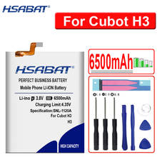 HSABAT 6500mAh Battery for CUBOT MANITO/X6/NOTE S/Note Plus/Rainbow/P9/MAGIC/X15/R11/X18/H3/Dinosaur/MAX/S208 A S208A 2024 - buy cheap