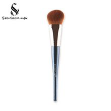 Shoushoulang Professional Handmade Make Up Brush Round Angled Foundation Blush Brush Q-7 Soft Synthetic Fiber Makeup Brush 2024 - buy cheap