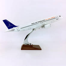 36CM 1:100 Airbus A320-200 model AEROPORTS DE PARIS airlines with base alloy aircraft plane collectible display model toys 2024 - buy cheap