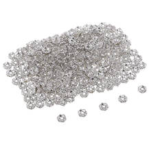 300x Rhinestone Rondelle Spacer Beads Bracelet Necklace Jewelry Findings 6mm 2024 - buy cheap