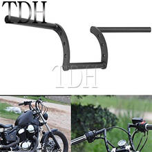 Black Motorcycle Drag Handlebar 1" Z Bars 1 Inch Pullback Handle Bar For Harley Custom Chopper Bobber Dyna Sportster XL 883 1200 2024 - buy cheap