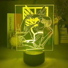 Rest Levi Anime Lamp Attack on Titan Figurine Art Home Indoor Room Decor Light Otaku Friends Gift Levi Ackerman LED Night Light 2024 - buy cheap