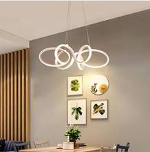 Lustre moderno e simples para sala de estar, luminária com lâmpadas nórdicas, estilo pós-moderno, personalidade criativa 2024 - compre barato