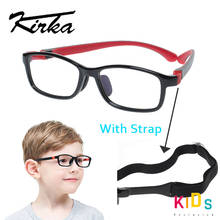 Kirka Optical Children Glasses Frame TR90 Kids Silicone Glasses Strap Eyeglass Frames Children Flexible Glasses Boys Myopia 2024 - buy cheap