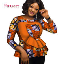 African clothes for Women fashion top african traditional clothing women ankara print top african fashion shirt WY6808 2024 - buy cheap