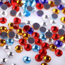 600-1440Pcs Hot Fix Rhinestones Hot Glass Stone Crystal Rhinestones Set Flatback Rhinestones Diy Diamond for Garment Decorations 2024 - buy cheap