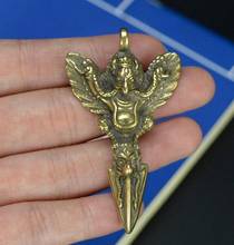 YM Copper Statue Chinese Exquisite handwork bronze Vajra Dapeng golden winged bird Pendant 2024 - buy cheap