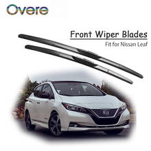 Overe 1Set Rubber Car Front Wiper Blade Kit For Nissan Leaf 2016 2015 2014 2013-2010 Windscreen Original Wiper Accessories 2024 - buy cheap