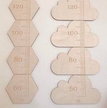 Tabla de tallas de madera para niños y bebés, regla de medida de altura para habitación, decoración del hogar, colgar 2024 - compra barato