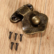 1pc Vintage Style Latch Wooden Box Hasp Pad Chest Lock 42*32mm Box Latch Hasps 2024 - buy cheap