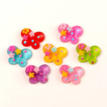 50pcs 15x19mm Resin Butterfly Flatback Cabochon Jewelry Findings Scrapbooking For Jewelry Making Charms Pendants Accessories Diy 2024 - buy cheap