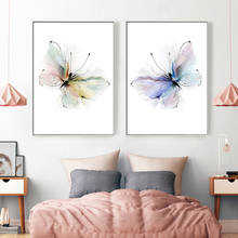 Abstract Butterfly Paintings on Canvas Art Print Animal Picture for Baby Room Wall Poster Nordic Scandinavian Pop Art Home Decor 2024 - buy cheap