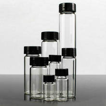 Frascos transparentes de vidro para abastecimento, frascos de óleo essencial transparentes 5ml para frascos de laboratório com 20 peças a 200 peças 2024 - compre barato