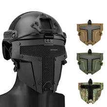 Military Airsoft Full Face Mask Impact Resistance Tactical Combat Paintball Protective Mask Outdoor Wargame CS Hunting Face Mask 2024 - buy cheap