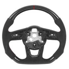 Carbon Fiber Steering Wheel Suede Fit for Audi B9 A3 A4 A5 S3 S4 S5 RS3 RS4 RS5 2017+ car accessories 2024 - buy cheap