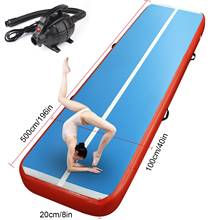Free Shipping Inflatable Gymnastics Gym Mat 3m,4m,5m Inflatable Air Gymnastics Mat Training Mats For Kids And Adults 2024 - buy cheap