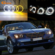 For Chrysler Crossfire 2004 2005 2006 2007 2008 Ultra Bright Dual Color Switchback Day Light turn signal SMD LED Angel Eyes 2024 - buy cheap