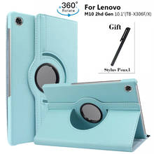 Кожаный чехол для планшета Lenovo Tab M10 HD 2nd Gen X306 2020 чехол для планшета Lenovo Tab M10 HD Gen 2 ТБ-X306X TB-X306F 10,1 "чехол для планшета 2024 - купить недорого