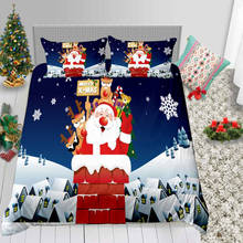 Milsleep Happy New Year  100% Polyester Duvet Cover Sets Us Quenn/King Size Bedding Sets 2024 - buy cheap