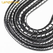 UPGFNK Wave gear shape Natural Black Hematite Stone 5/6/8MM Spacer Loose beads for Jewelry Making bracelet necklace DIY Findings 2024 - buy cheap