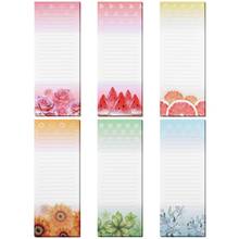 6PCS Magnetic Self-stick Notepads Refrigerator Reminders Memo Pad Candy Office School Sticky Planner Note Pad Stationery Supply 2024 - buy cheap
