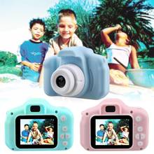 Детская мини мультипликационная цифровая камера 1080P перезаряжаемая видеокамера камера 2-дюймовый дисплей видео фото камера игрушка 2024 - купить недорого