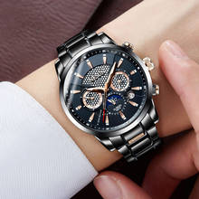 NESUN Multifunctional Display Automatic Mechanical Watch Switzerland Luxury Brand Watches Men Luminous Waterproof Clock 2024 - buy cheap