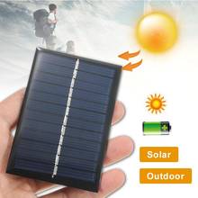 Painel de energia solar, 1w, 6v, usb, carregador de telefone, carregador rápido, uso externo, viagens, leve, tablet portátil, gerador solar 2024 - compre barato