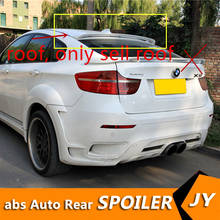 For BMW E71 X6 ROOF Spoiler 2015-2018 X6 E71 ROOF SPOILER High Quality ABS Material Car Rear Wing Primer Color Rear Spoiler 2024 - buy cheap