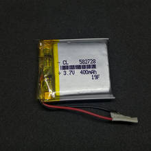 Перезаряжаемый 582728 400mAh 3,7 V Li-po литий-ионный полимерный аккумулятор для Q50 G700S K92 G36 Y3 Smartwatch MP3 динамик 2024 - купить недорого