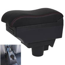 For Opel Astra Armrest box central Store content Astra armrest box with cup holder ashtray with USB interface 2011 2024 - buy cheap