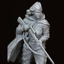 Modelo de resina 1/16 figura de soldado gk segunda guerra mundial exército vermelho sniper feminino sem montar e sem pintura kit 2024 - compre barato