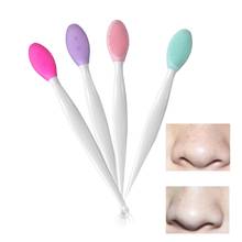 1Pc Soft Handheld Silicone Face Care Clean Brush Exfoliator Blackhead Removal Facial Cleansing Massager Brush Makeup Tools 2024 - buy cheap