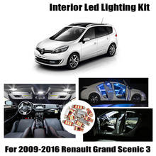 Bombilla LED Canbus para Interior de coche, luz para puerta de maletero, lectura, mapa, para Renault Grand Scenic III 3 MK3, 2009-2016, 20 Uds. 2024 - compra barato