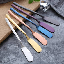 304 Stainless Steel Butter Knife Cheese Dessert Jam Spreaders Cream Gold Black Rose Gold Knifes Western Cutlery Breakfast Tool 2024 - buy cheap