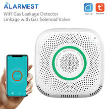ALARMEST Wi-Fi Leakage GAS Detector Alarm For Tuya Smart life Smart Home Security System Power by Tuya 2024 - buy cheap