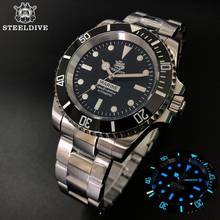 STEELDIVE 1954 200m Dive Watch NH35 Sapphire Automatic Watches C3 Luminous Mens Diver Mechanical Watches relogios masculino 2024 - buy cheap